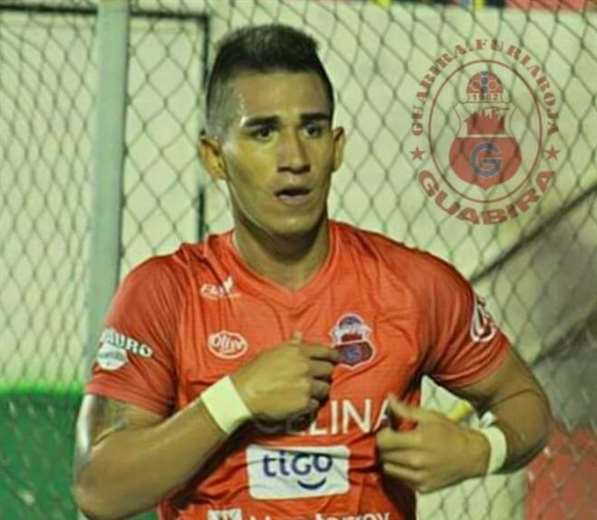 Kevin Ríos marcó el año pasado cuatro goles con la camiseta de Guabirá