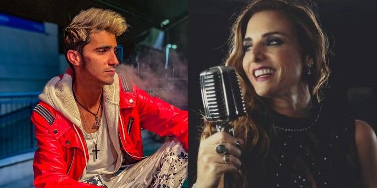 Alexa Lozano y David Blasco (Foto: Twitter@SoyCarmin/Instagram@davidblascomusic)