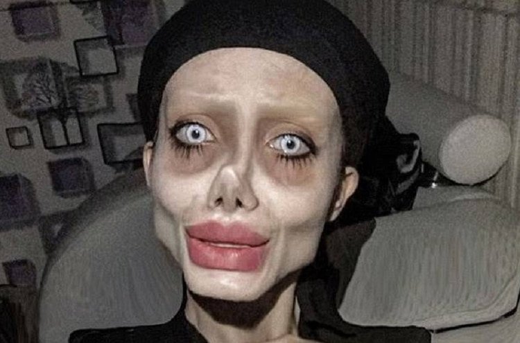 Fatemeh Khishvand, conocida mundialmente como la Angelina Jolie iraní, está en prisión y contrajo coronavirus. El juez que entiende su caso está desaparecido y no quieren darle libertad domiciliaria para protegerla (Instagram)