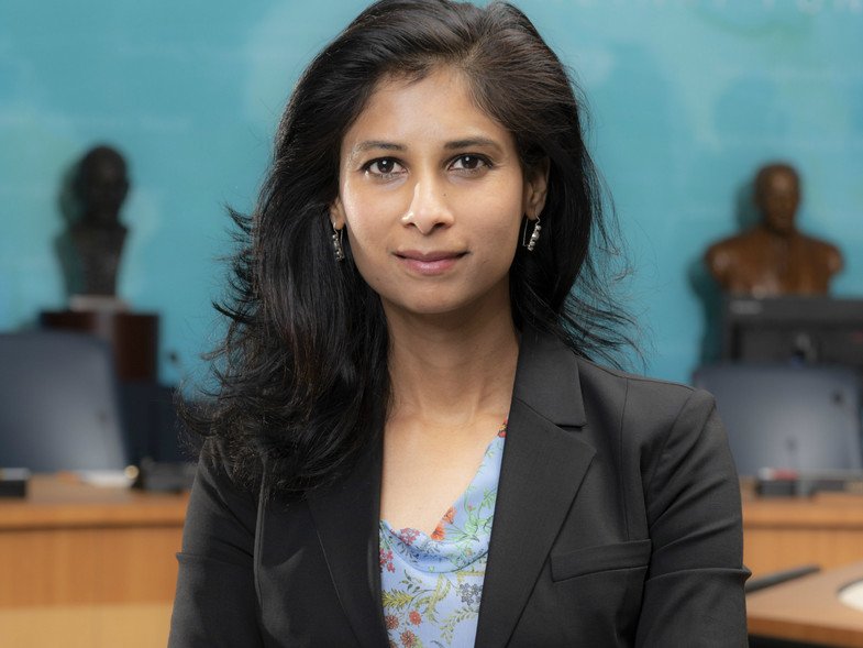Gita Gopinath, directora de Investigación del FMI. Gita Gopinath, directora de Investigación del FMI.