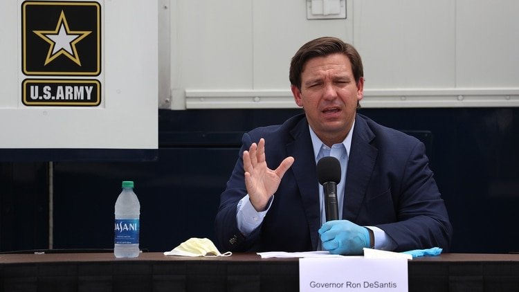 Ron DeSantis, gobernador de Florida (Foto: Joe Raedle/Getty Images/AFP)