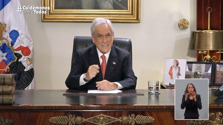 El presidente Sebastián Piñera (AFP)