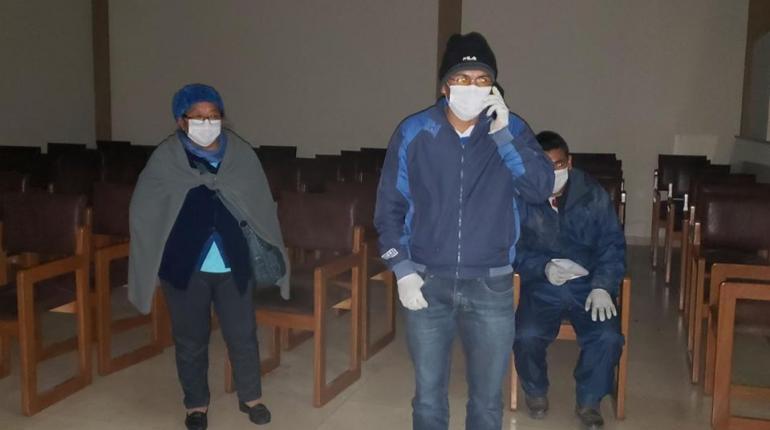 Las personas arrestadas en Chuquisaca. | Radio Kawsachun Coca