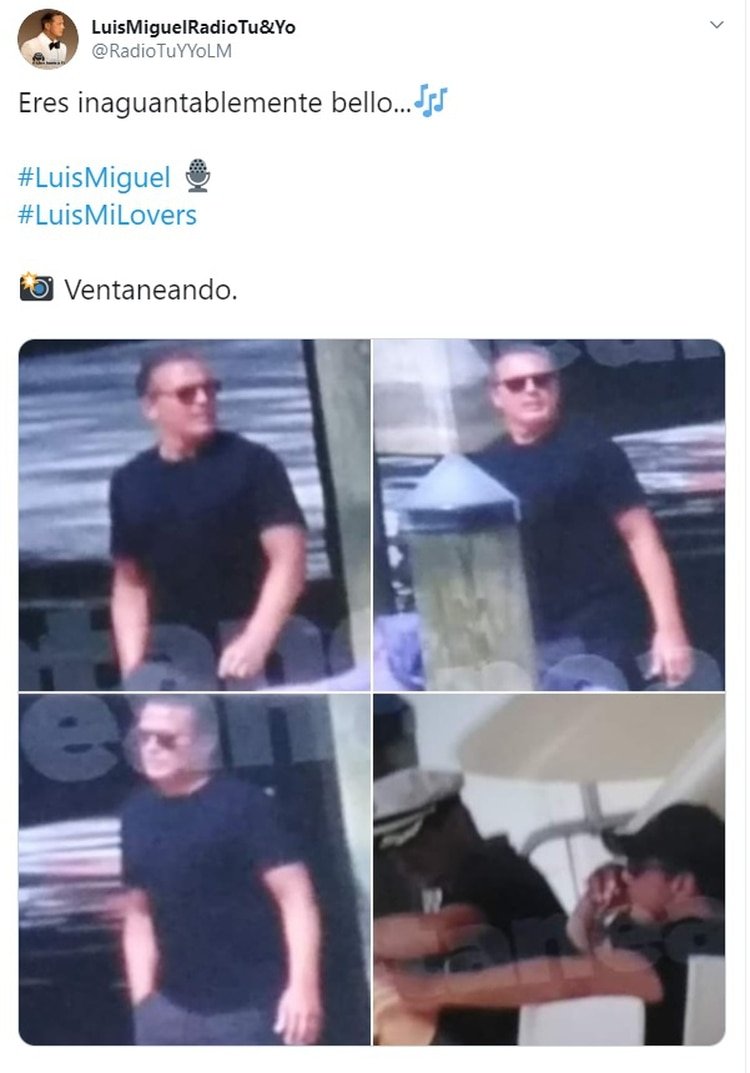 Una cuenta en Twitter, dedicada al cantante, retomó parte de las imágenes presentadas por 