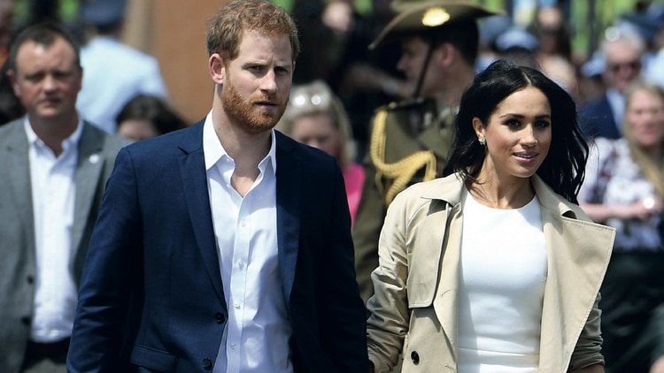 Los duques de Sussex (AFP)