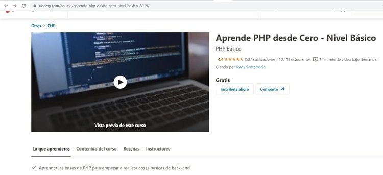 Hay miles de cursos online pero no todos son gratuitos.