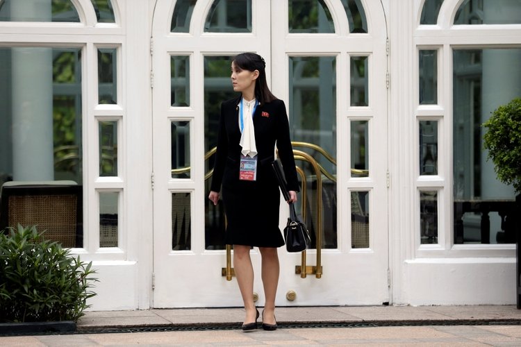 Kim Yo Jong, hermana del dictador de Corea del Norte, Kim Jong Un quien se encuentra en grave estado, durante la cumbre en Hanoi entre Donald Trump y el 