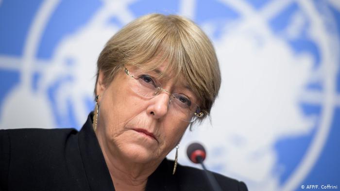 Michelle Bachelet, alta comisionada de la ONU para Derechos Humanos.