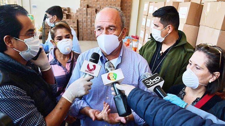 El ministro de Gobierno, Arturo Murillo. | Carlos López