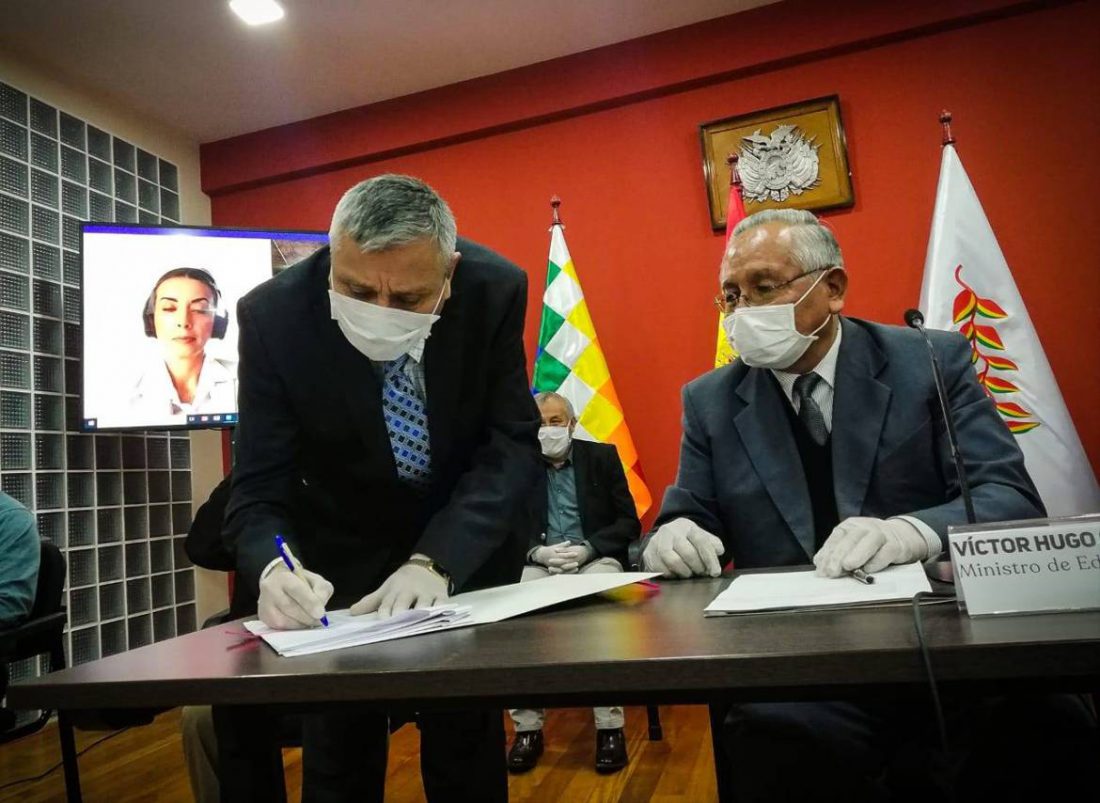 FmBolivia on Twitter: "Gobierno firmó convenio con Microsoft para ...