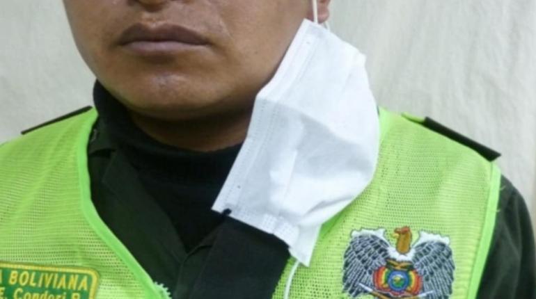 El policía agredido en Sivingani. | Los Tiempos