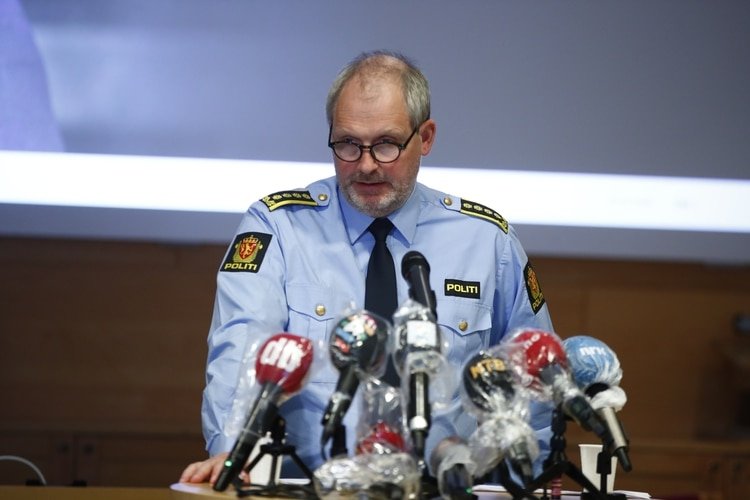 El inspector de policía Tommy Brøske. (Terje Pedersen / NTB Scanpix / AFP)