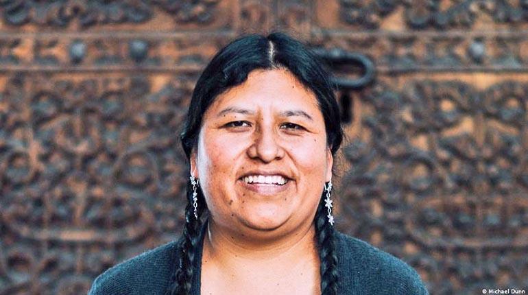 Elvira Espejo. La artista es la primera boliviana en recibir esta importante distinción. | Cortesía