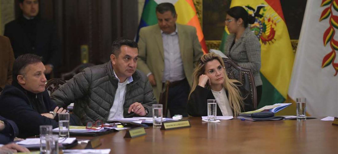 La reunión de Gabinete I Foto: ABI.