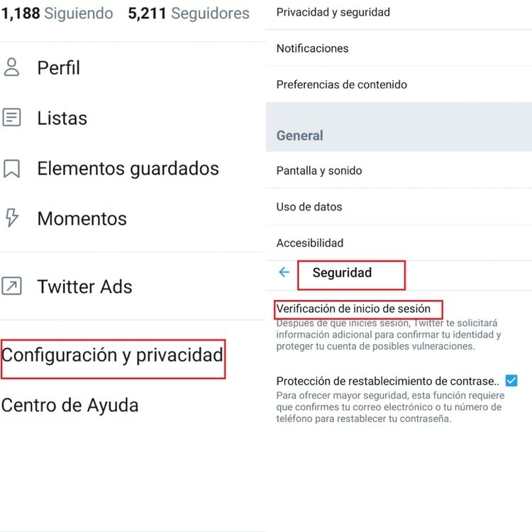 Activar el segundo factor de autenticación en todas las cuentas que se utilicen.