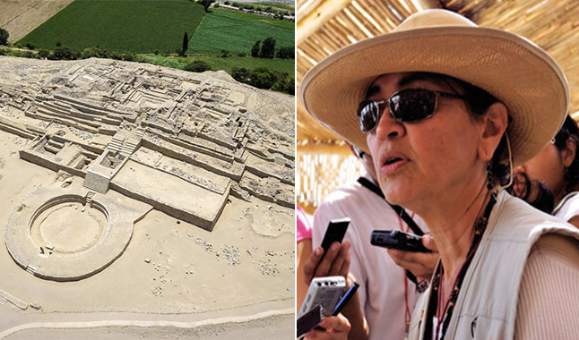 La antropóloga Ruth Shady denunció que invasores de terrenos para cultivo ocuparon tres predios en la Ciudad Sagrada de Caral. (Foto: Arturo Bullard/Walter Silvera)