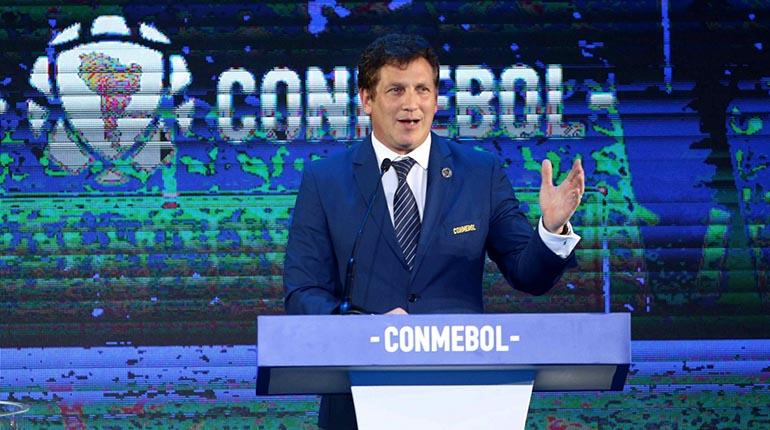 El presidente de Conmebol, Alejandro Domínguez. | EFE