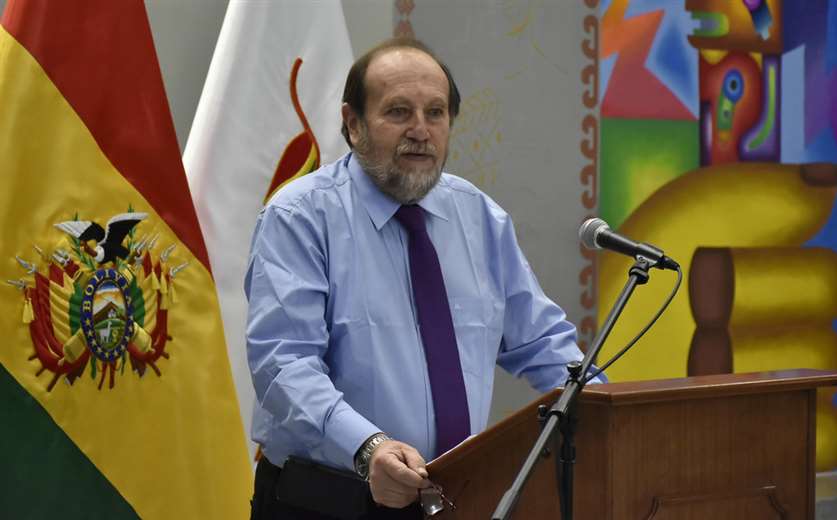 El ministro de Salud, Marcelo Navajas I Foto: APG Noticias.