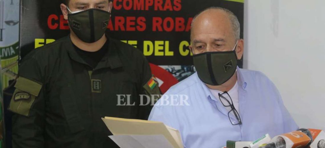 El ministro de Gobierno brindó una conferencia este jueves en Santa Cruz. (Foto: Jorge Ibáñez)