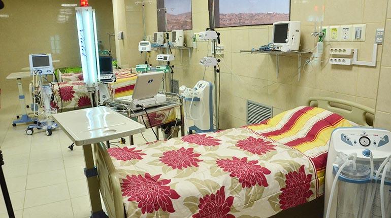 El área para pacientes con Covid-19 en el hospital del Sur. | Hernán Andia