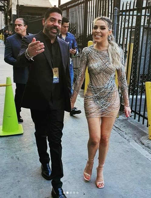 Frida Sofía con su papá, Pablo Moctezuma, a principios de año durante su lanzamiento como cantante. (Foto: Instagram Frida Sofía)