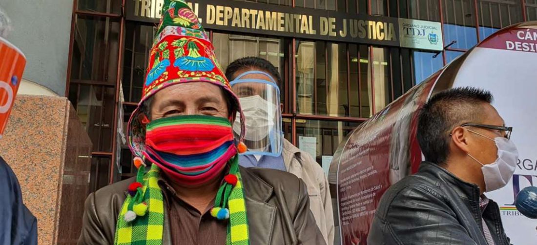 El "Tata" saliendo de su audiencia de acción de libertad (Foto: @Tonnylp) 
