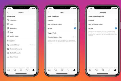 La herramienta permite controlar quién puede etiquetarte en las publicaciones.