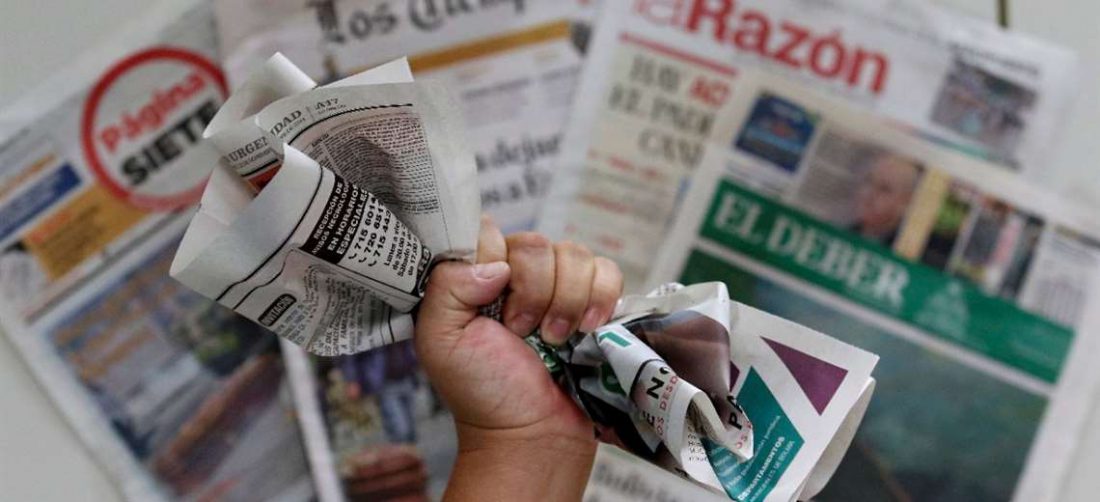 El MAS optó por contratar medios poco conocidos en su gestión. Archivo