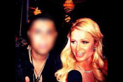 El momento en el que presuntamente se cruza con Paris Hilton en Las Vegas (Foto: especial)