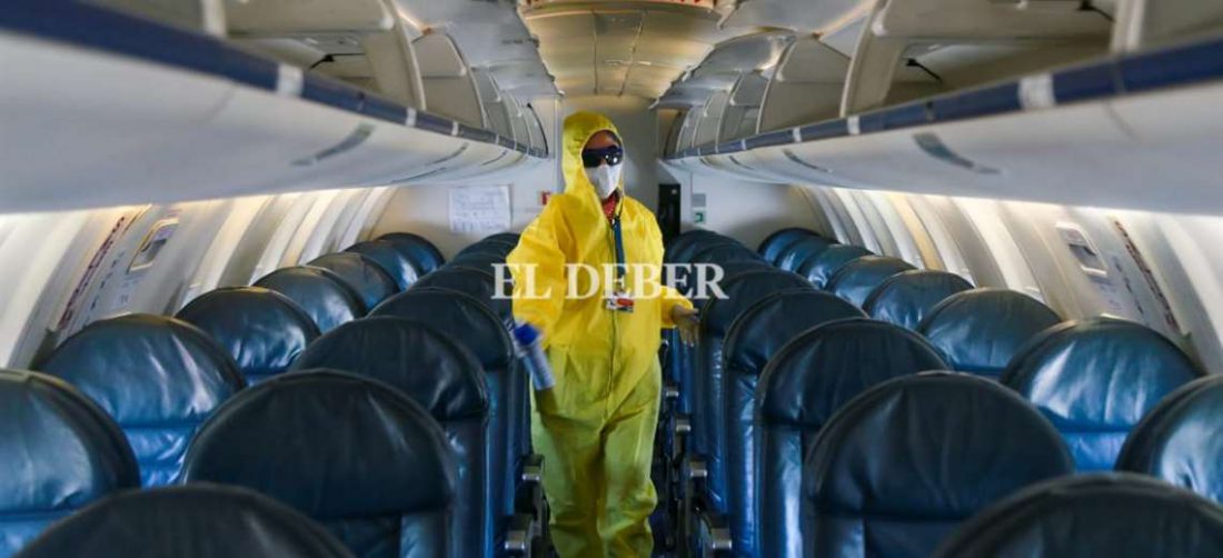 Las aerolíneas aplican normas de bioseguridad para tranquilidad de los pasajeros./Foto: Jorge Uechi