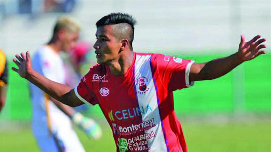 Mauricio Chajtur, delantero de Guabirá. Tiene 23 años. Foto: internet