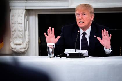 Donald Trump, en conferencia de prensa (EFE)