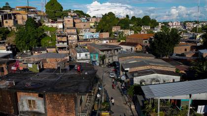 El barrio de Manaos donde vive María (MICHAEL DANTAS / AFP)