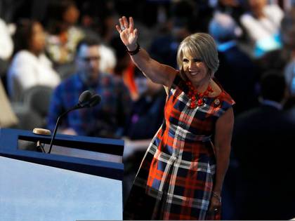 La ex congresista y gobernadora de Nuevo México, Michelle Luján Grisham. Foto: REUTERS/Scott Audette