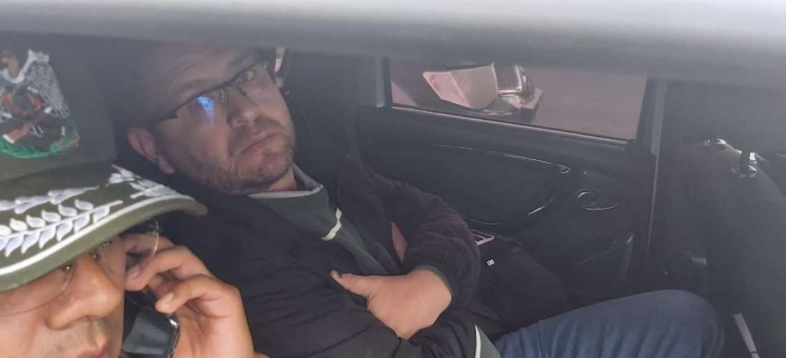 El exdirector jurídico del Ministerio, tras ser detenido.