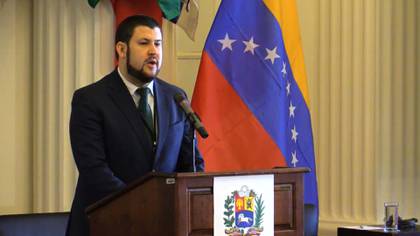 David Smolansky, comisionado de la Organización de Estados Americanos (OEA) para la crisis de refugiados y migrantes venezolanos
