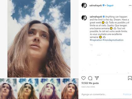 La foto al natural de Salma Hayek
