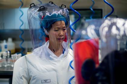 (FILES) La doctora Shi Zhengli en una foto tomada el 23 de febrero de 2017 en el laboratorio P4 del Instituto de Virología de Wuhan (JOHANNES EISELE / AFP)