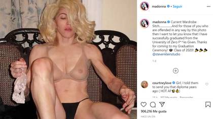 Madonna desafía la censura de Instagram con esta imagen dedicada a sus detractores