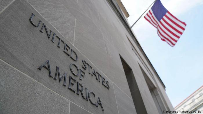 USA, Washington: Das Hauptgebäude des US-Justizministeriums (picture-alliance/dpa/L. Jie)