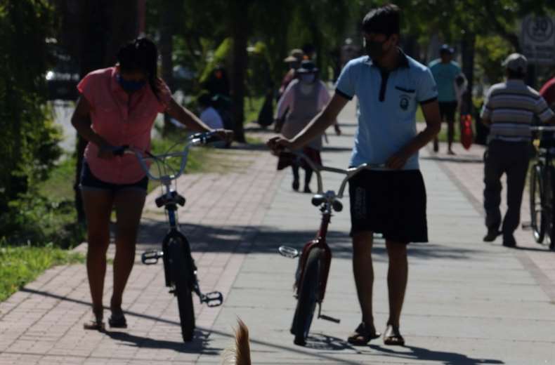El uso de la bicicleta será permitido durante los fines de semana. Foto Hernán Virgo