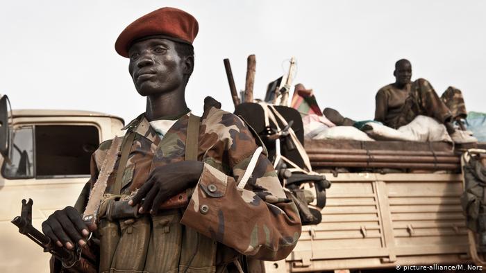 Sudan Soldaten der People