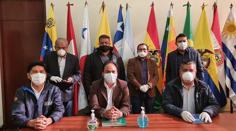 Reunión entre directivos de la FBF y el Ministerio de Deportes. | Mindeportes