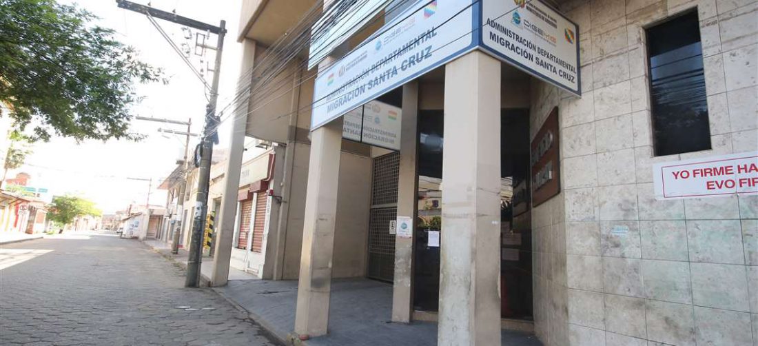 Oficina de Migración en Santa Cruz