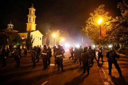Protetas en Washington. REUTERS/Jim Bourg