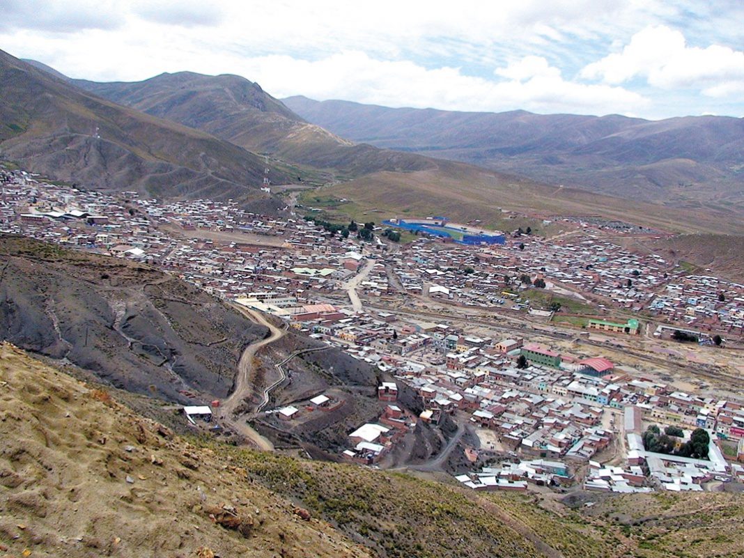 Distrito minero de Huanuni Foto: Bocamina Comibol - Bolivia