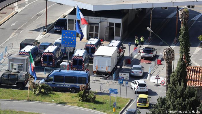 Frontera entre Francia e Italia