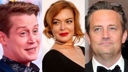 Macaulay Culkin, Lindsay Lohan y Matthew Perry se hundieron en el píco de sus popularidad pero luego lograron salir a flote (Fotos: Reuters - Ron Sachs / CNP)
