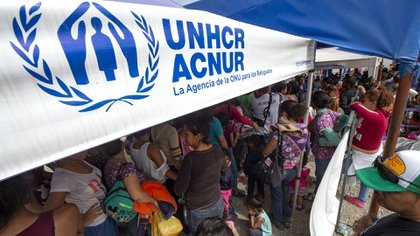 Refugiados venezolanos en la frontera con Perú (Archivo/ AFP)
