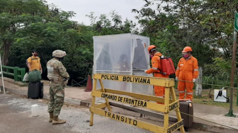 El retorno de repatriados de Brasil por la crisis sanitaria a Puerto Quijarro, | Fuerza Naval